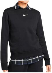 Nike Дамски пуловер Nike Women's Sportswear Phoenix Fleece Sweatshirt Jumper - Black / Sail (117-3175-0412)