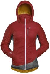 Grüezi Bag Дамско вълнено яке Grüezi Bag Women's Refreshful Silkwool Jacket Insulation jacket - Cherry / Grey (105-5070-0412)