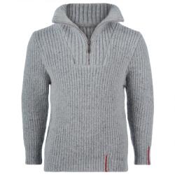 Engel Детски вълнен пуловер Engel Kid's Troyer Merino jumper - Kiesel - размер 128 (EU) (704-2307-0113)