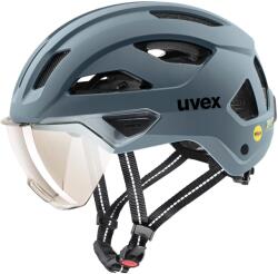 uvex Каска за велосипед Uvex Stride Visor Mips Cat. 1 Bike helmet - Anthracite Matt / Litemirror Silver - размер 53-56 cm (851-1962-0111)