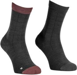 Ortovox Дамски чорапи за колоездене Ortovox Women's MTB Mid Light Sock Cycling socks - Black Raven - размер 35-38 (EU) (207-1398-0111)
