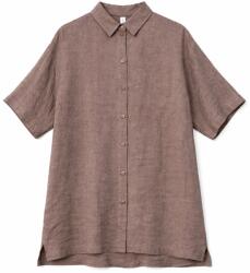 Mazine Дамска рокля Mazine Women's Linen Shirt Dress - Grey Brown (134-1909-0112)