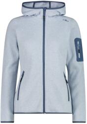 CMP Дамско поларено яке CMP Women's Jacket Fix Hood Jacquard Knitted 3H19826 Fleece jacket - Sky Blue / Bianco - размер 42 (EU) (105-4940-3415)