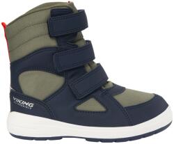 Viking Детски зимни ботуши Viking Kid's Fun Warm Waterproof 3V Winter boots - Navy / Olive - размер 25 (EU) (702-4631-0214)