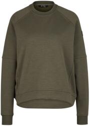 Stoic Дамски вълнен пуловер Stoic Women's MerinoFleece335 MMXX. Lulea Crew Merino jumper - Dark Olive - размер XL (105-5557-0315)
