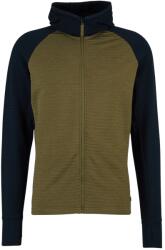 Stoic Мъжко вълнено яке Stoic MerinoFleece260 FlenSt. Zip Hoody Merino hoodie - Dark Navy / Olive Green (005-6570-0513)