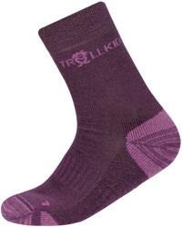 Trollkids Детски туристически чорапи Trollkids Kid's Preikestolen Hiking Socks 2-Pack Walking socks - Plum / Mauve - размер 39-42 (EU) (201-6772-0412)