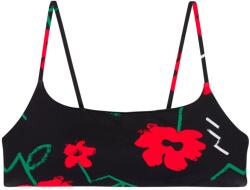 Quiksilver Дамско бикини горнище Quiksilver Women's Viacha Top Bikini top - Black Street Floral 32 - размер XS (150-6738-0111)