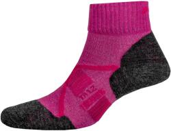 P. A. C P. A. C. Дамски туристически чорапи P. A. C. Women's TR 1.2 Trekking Merino Short Cool Walking socks - Berry - размер 38-41 (EU) (201-7289-0312)