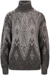 Dale of Norway Дамски вълнен пуловер Dale of norway Women's Falun Alpa Sweater Wool jumper - Dark Charcoal / Light Charcoal - размер XL (105-6539-0115)
