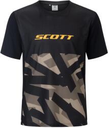 Scott Детска фланелка с къс ръкав за колоездене Scott Kid's Tee Vertic Delta S/S Cycling jersey - Black - размер XXL (756-0260-0115)