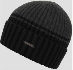 Chillouts Мъжка зимна шапка (beanie) Chillouts Malik Hat Beanie - Dark Grey / Black - размер One Size (904-5047-0211)