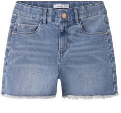 Name it Детски дънки Name it Kid's Rose HW Mom Denim Shorts Jeans - Medium Blue Denim - размер 128 (EU) (701-4704-0317)