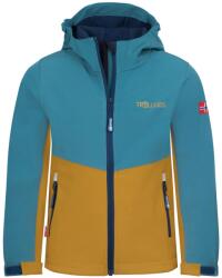 TROLLKIDS Детско софтшел яке Trollkids Kid's Kristiansand Jacket Softshell jacket - Stormy Blue / Mustard - размер 164 (EU) (703-2543-1620)