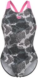 arena Дамски бански костюм Arena Women's Camo Swimsuit V Back L Swimsuit - Black Multi / Shocking Pink - размер 46 (EU) (150-5850-0117)