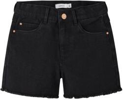 Name it Детски дънки Name it Kid's Rose HW Mom Denim Shorts Jeans - Black Denim - размер 134 (EU) (701-4704-0118)