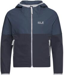 Jack Wolfskin Детско софтшел яке Jack Wolfskin Kid's Sandbird Hooded Jacket Softshell jacket - Midnight Sky - размер 128 (EU) (703-6910-0313)