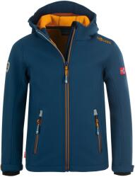 TROLLKIDS Детско софтшел яке Trollkids Kid's Trollfjord Jacket Softshell jacket - Mystic Blue / Golden Yellow - размер 128 (EU) (703-2088-1015)