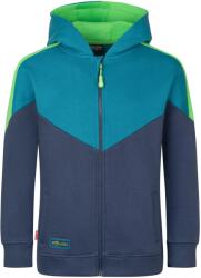 TROLLKIDS Детско яке за тренировка Trollkids Kid's Flekkefjord Jacket Training jacket - Mystic Blue / Dark Marine / Fresh Green - размер 176 (EU) (704-5511-0219)