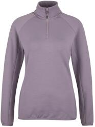 Heber Peak Дамски вълнен пуловер Heber Peak Women's MerinoBlend SaplingHe. II Half Zip Jumper - Plum Grey - размер XS (105-6172-0211)