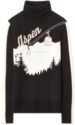 We Norwegians Дамски вълнен пуловер We Norwegians Women's AfterSki Sweater Merino jumper - Black (105-5837-0312)