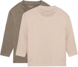 Minymo Детска блуза с дълъг ръкав Minymo Kid's T-Shirt L/S Loose Fit (2-Pack) Longsleeve - Vetiver - размер 116 (EU) (704-5927-0217)
