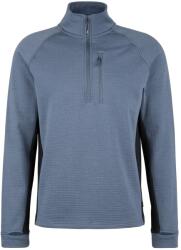 Stoic Мъжки вълнен пуловер Stoic MerinoWaffleFleece320 NorrdalSt. Half Zip Merino jumper - Ink Grey / Black - размер XL (005-6577-0214)