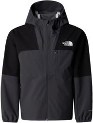 The North Face Детско водоустойчиво яке The North Face Kid's Teen Hike Packable Shell Waterproof jacket - TNF Black / Asphalt Grey - размер XL (703-5340-0315)