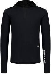 Mons Royale Мъжко мериносово термобельо Mons Royale Temple Merino Long Sleeve Hood Merino longsleeve - Black (015-2333-0112)