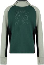 Stoic Детски вълнен пуловер Stoic Kid's Merino260 StadjanSt. Hoody Merino hoodie - Dark Pine Green Multi - размер 176 (EU) (703-2794-0717)