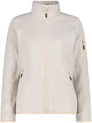 CMP Дамско поларено яке CMP Women's Jacket Jacquard Knitted Fleece jacket - Vaniglia / Bianco - размер 38 (EU) (105-4942-2613)