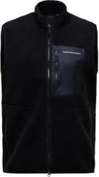 Peak Performance Мъжки поларен елек Peak Performance Naturerush Pile Vest Fleece vest - Black (032-1698-0113)