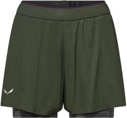 Salewa Дамски къси панталони Salewa Women's Pedroc Durastretch 2in1 Short Shorts - Dark Olive - размер 38 (EU) (112-4364-0114)