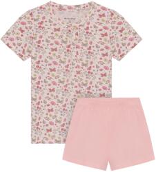 Minymo Детско ежедневно термо бельо Minymo Kid's T-Shirt+Short Set AOP 124381 Overall - Raindrops On Roses - размер 116 (EU) (714-1865-0115)