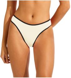 Seafolly Дамско бикини долнище Seafolly Women's Beach Bound High Leg Pant Bikini bottom - Ecru - размер 42 (EU) (150-5050-0316)