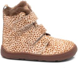 Bisgaard Детски зимни ботуши Bisgaard Kid's Barefoot Emil Lamb Winter boots - Brown Dots - размер 24 (EU) (702-4559-0113)