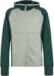 Stoic Детско вълнено яке Stoic Kid's Merino260 StadjanSt. Jacket w. Hood Merino hoodie - Dark Pine Green / Sage Grey - размер 104 (EU) (703-2795-1011)