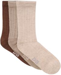 Minymo Детски спортни чорапи Minymo Kid's Wool Socks Rib 3-Pack Sports socks - Silver Mink Melange - размер 15-18 (EU) (207-0521-0311)