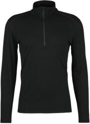 Icebreaker Мъжко мериносово термобельо Icebreaker 200 Oasis L/S Half Zip Merino base layer - Black (015-1976-0114)