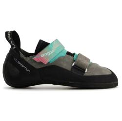 La Sportiva Дамски обувки с велкро La Sportiva Women's Aragon Climbing shoes - Clay / Hibiscus - размер 42 (EU) (301-0632-0129)