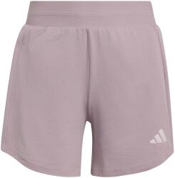 adidas Дамски къси панталони Adidas Women's Pacer Knit High Shorts - Preloved Fig / White - размер XXL (112-4475-0215)