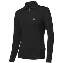 Löffler Дамски поларен пуловер Löffler Women's Midlayer Evo Turtle Transtex Fleece jumper - Black - размер 46 (EU) (105-2834-0117)