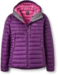 Rab Дамско пухено яке Rab Women's Microlight Alpine Jacket Down jacket - Mulberry - размер 38 (EU) (104-2576-1412)