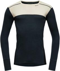 Devold Мъжко мериносово термобельо Devold Lauparen Merino 190 Shirt Merino base layer - Raw White / Ink / Black (015-1451-0613)