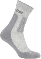 Icebreaker Дамски туристически чорапи Icebreaker Women's Merino Hike+ Medium Crew Walking socks - Blizzard Heather / Alloy - размер 35-37 (EU) (201-9238-0411)
