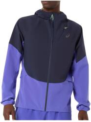 Asics Мъжко яке за бягане Asics Metarun Legend Jacket Running jacket - Midnight / Cobalt Burst / Illuminate Green (028-0826-0114)