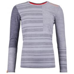 Ortovox Дамско мериносово термобельо Ortovox Women's 185 Rock'N'Wool Long Sleeve Merino base layer - Grey Blend (115-1518-0412)