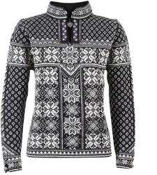 Dale of Norway Дамски вълнен пуловер Dale of Norway Women's Peace Sweater Wool jumper - Black / Off White - размер XS (105-2928-0110)