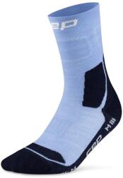 CEP Дамски туристически чорапи CEP Women's Hiking Light Cushion Socks Mid Cut Walking socks - Light Blue / Dark Blue - размер IV (207-1143-0413)