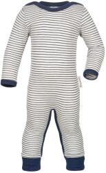 Engel Детски цял костюм Engel Kids' Onesie with Foot Cuffs Overall - Natur / Marine - размер 86/92 (EU) (704-3523-0114)